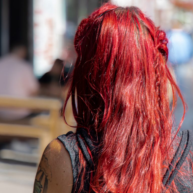 lady with Red hair